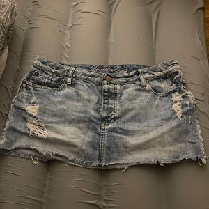 Denim mini skirt from American eagle